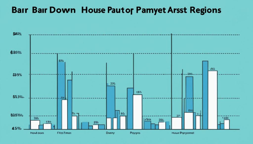 house down payment average rate